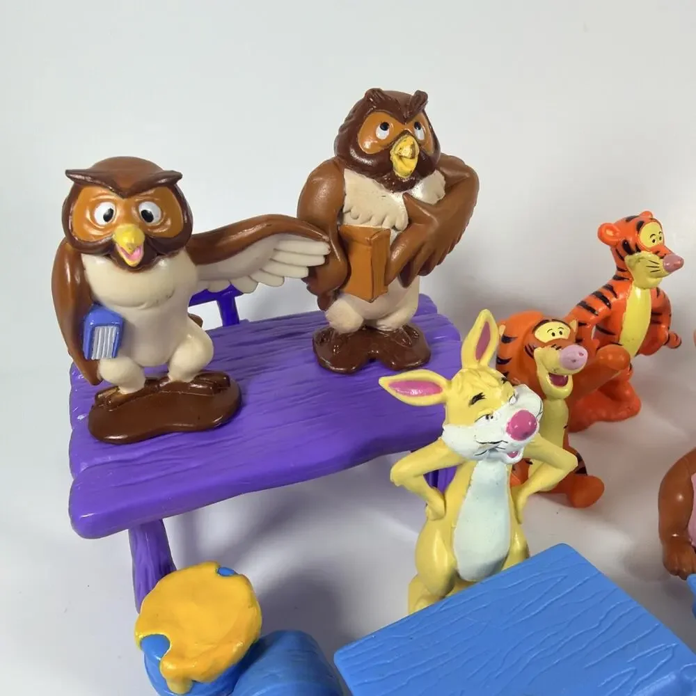 Lot of Winnie The Pooh Character Figures & Various Accessories